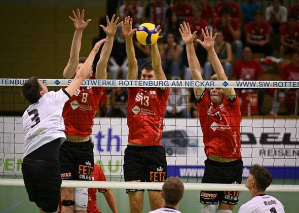 Volleyball, 2. BL, TV Rottenburg - Blue Volleys Gotha