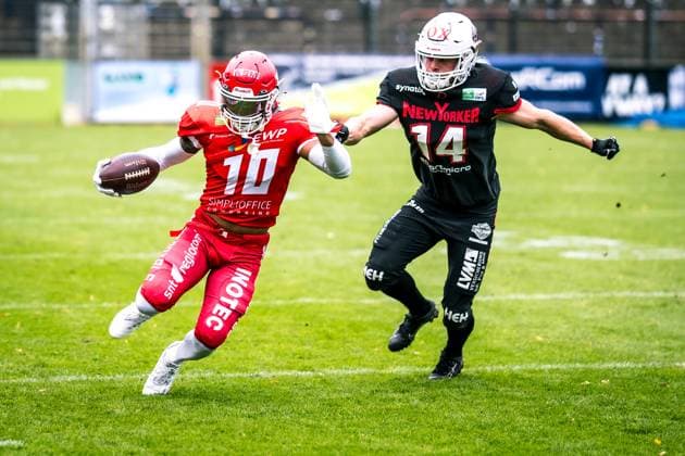 Erima German Football League Semifinals 2023 Potsdam Royals New Yorker Lions Braunschweig Erima German Football League Semifinals 2023 Potsdam Royals New Yorker Lions Braunschweig Copyright: xBEAUTIFULxSPORTS NicolxMarschallx