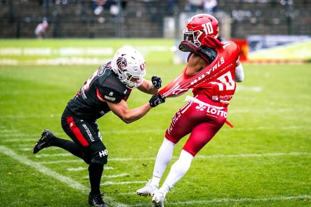 Erima German Football League Semifinals 2023 Potsdam Royals New Yorker Lions Braunschweig Erima German Football League Semifinals 2023 Potsdam Royals New Yorker Lions Braunschweig Copyright: xBEAUTIFULxSPORTS NicolxMarschallx