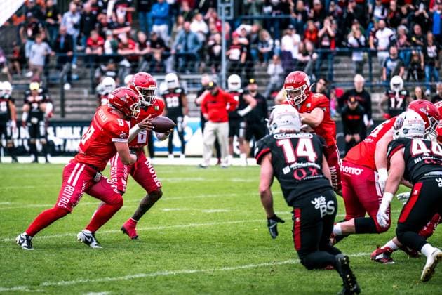 Erima German Football League Semifinals 2023 Potsdam Royals New Yorker Lions Braunschweig Erima German Football League Semifinals 2023 Potsdam Royals New Yorker Lions Braunschweig Copyright: xBEAUTIFULxSPORTS NicolxMarschallx