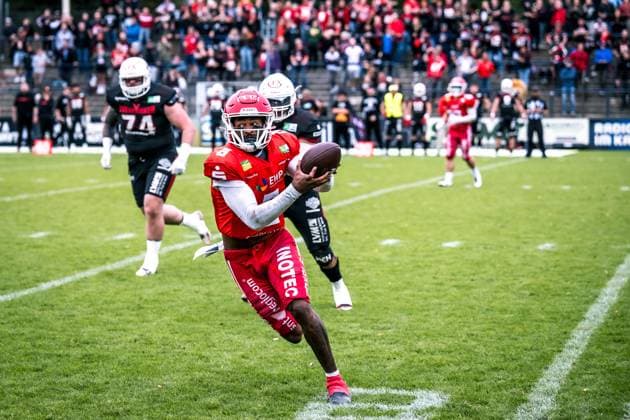 Erima German Football League Semifinals 2023 Potsdam Royals New Yorker Lions Braunschweig Erima German Football League Semifinals 2023 Potsdam Royals New Yorker Lions Braunschweig Copyright: xBEAUTIFULxSPORTS NicolxMarschallx