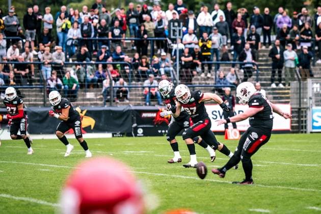 Erima German Football League Semifinal 2023 Potsdam Royals New Yorker Lions Braunschweig Erima German Football League Semifinal 2023 New Yorker Lions Braunschweig Copyright: xBEAUTIFULxSPORTS NicolxMarschallx