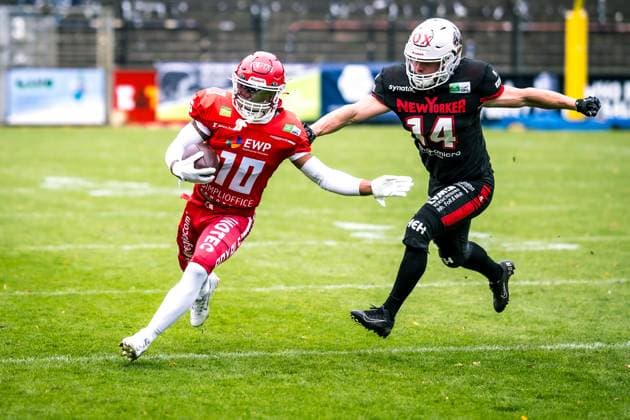 Erima German Football League Semifinals 2023 Potsdam Royals New Yorker Lions Braunschweig Erima German Football League Semifinals 2023 Potsdam Royals New Yorker Lions Braunschweig Copyright: xBEAUTIFULxSPORTS NicolxMarschallx