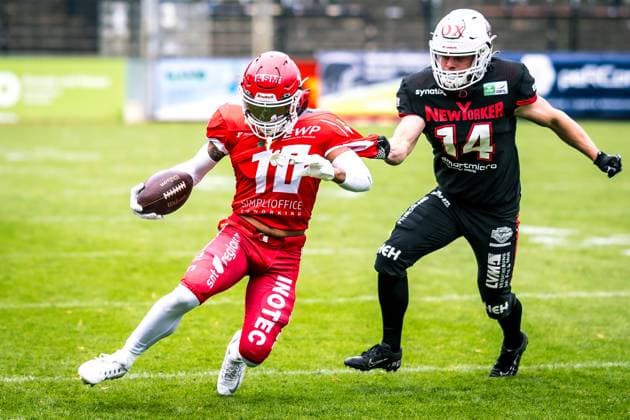 Erima German Football League Semifinals 2023 Potsdam Royals New Yorker Lions Braunschweig Erima German Football League Semifinals 2023 Potsdam Royals New Yorker Lions Braunschweig Copyright: xBEAUTIFULxSPORTS NicolxMarschallx