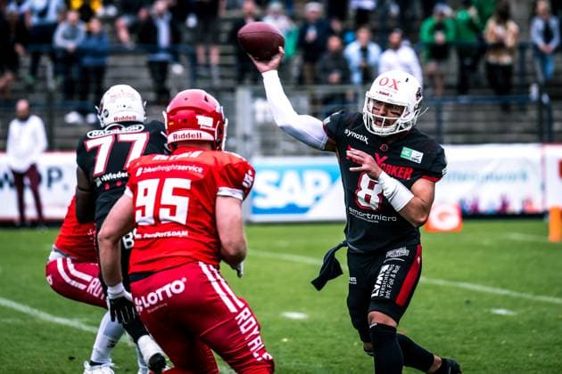 Erima German Football League Semifinals 2023 Potsdam Royals New Yorker Lions Braunschweig Erima German Football League Semifinals 2023 Potsdam Royals New Yorker Lions Braunschweig Copyright: xBEAUTIFULxSPORTS NicolxMarschallx