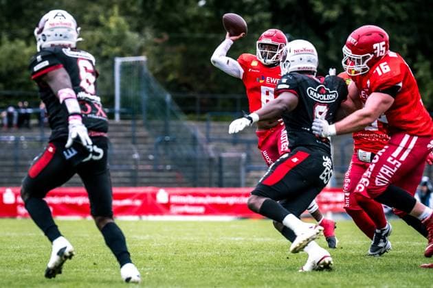 Erima German Football League Semifinals 2023 Potsdam Royals New Yorker Lions Braunschweig Erima German Football League Semifinals 2023 Potsdam Royals New Yorker Lions Braunschweig Copyright: xBEAUTIFULxSPORTS NicolxMarschallx