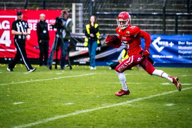 Erima German Football League Semifinals 2023 Potsdam Royals New Yorker Lions Braunschweig Erima German Football League Semifinals 2023 Potsdam Royals New Yorker Lions Braunschweig Copyright: xBEAUTIFULxSPORTS NicolxMarschallx