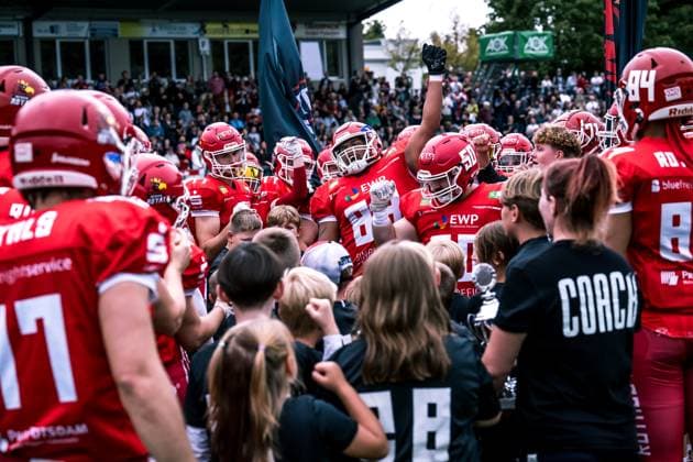 Erima German Football League Semifinals 2023 Potsdam Royals New Yorker Lions Braunschweig Erima German Football League Semifinals 2023 Potsdam Royals Copyright: xBEAUTIFULxSPORTS NicolxMarschallx