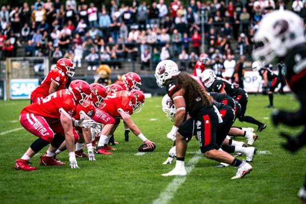 Erima German Football League Semifinals 2023 Potsdam Royals New Yorker Lions Braunschweig Erima German Football League Semifinals 2023 Potsdam Royals New Yorker Lions Braunschweig Copyright: xBEAUTIFULxSPORTS NicolxMarschallx
