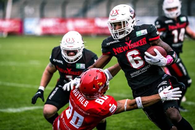 Erima German Football League Semifinals 2023 Potsdam Royals New Yorker Lions Braunschweig Erima German Football League Semifinals 2023 Potsdam Royals New Yorker Lions Braunschweig Copyright: xBEAUTIFULxSPORTS NicolxMarschallx