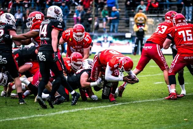 Erima German Football League Semifinals 2023 Potsdam Royals New Yorker Lions Braunschweig Erima German Football League Semifinals 2023 Potsdam Royals New Yorker Lions Braunschweig Copyright: xBEAUTIFULxSPORTS NicolxMarschallx