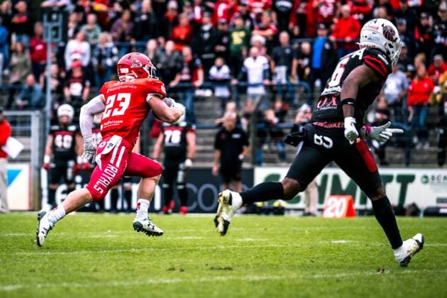 Erima German Football League Semifinals 2023 Potsdam Royals New Yorker Lions Braunschweig Erima German Football League Semifinals 2023 Potsdam Royals New Yorker Lions Braunschweig Copyright: xBEAUTIFULxSPORTS NicolxMarschallx