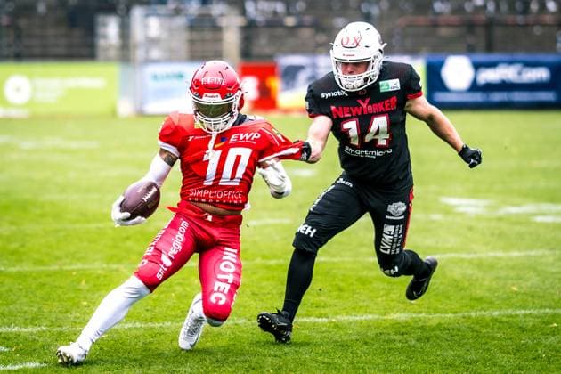 Erima German Football League Semifinals 2023 Potsdam Royals New Yorker Lions Braunschweig Erima German Football League Semifinals 2023 Potsdam Royals New Yorker Lions Braunschweig Copyright: xBEAUTIFULxSPORTS NicolxMarschallx