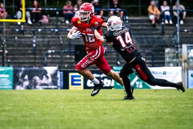 Erima German Football League Semifinals 2023 Potsdam Royals New Yorker Lions Braunschweig Erima German Football League Semifinals 2023 Potsdam Royals New Yorker Lions Braunschweig Copyright: xBEAUTIFULxSPORTS NicolxMarschallx