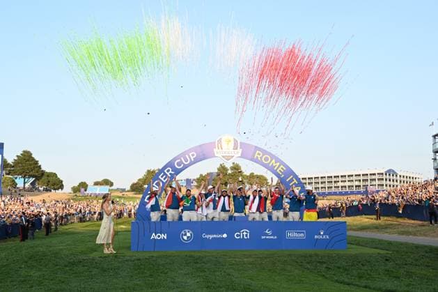Ryder Cup 2023, Day Three, Singles, Golf, Marco Simone Golf & Country Club, Rome, Italy - 01 Oct 2023  Copyright: xGreigxCowie Shutterstockx 14130264ch