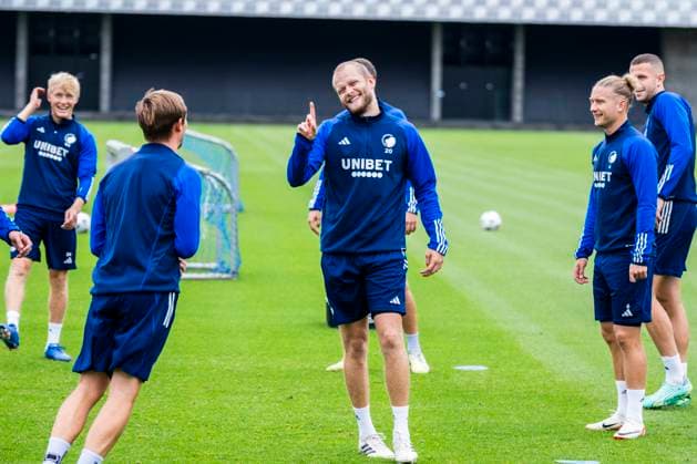 Nicolai Boilesen FC Copenhagen train at Frederiksberg, Monday 2 October 2023 The team will meet Bayern Munich in the Champions League on Tuesday in a match played at Parken, Copenhagen Photo Martin Sylvest 2023 , Copenhagen Denmark  Copyright: MartinxSylvest MartinxSylvestx COP14717 spdk20231002-123244-L