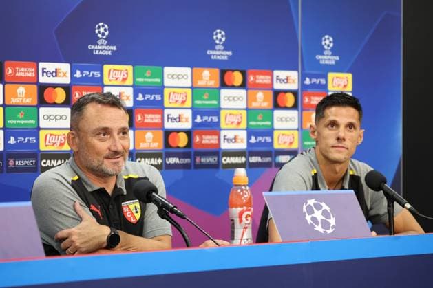 Football, CL, RC Lens, Press conference