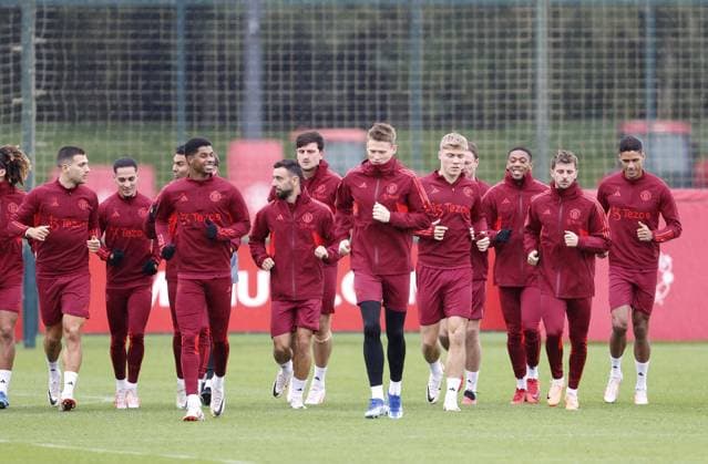 Football, CL, Manchester United, Training