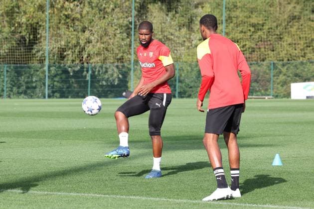 Kevin DANSO (RC Lens) lors de l entrainement d avant-match de Ligue des Champions entre le RC Lens et Arsenal, le 2 octobre 2023 FOOTBALL : RC LENS vs ARSENAL - LIGUE DES CHAMPIONS - ENTRAINEMENT LENS AVANT-MATCH - 02 10 2023 LaurentSanson Panoramic 