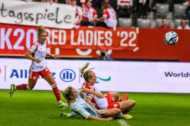 Womens soccer SCHÜLLER Lea at the Google Pixel womens soccer Bundesliga match of FC Bayern Munich against 1 FC Köln on 02 10 2023, Germany, Bayern Munich FC Bayern Campus Bayern Germany.