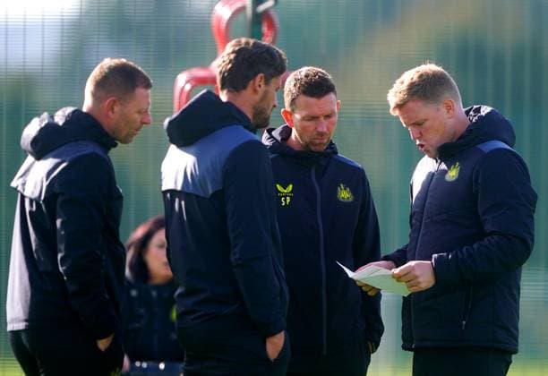 Football, CL, Newcastle United Training