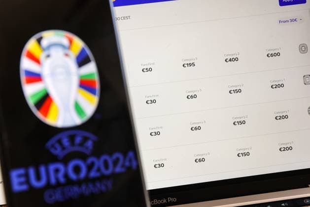 Football, UEFA EURO 2024, launch of the ticket platform