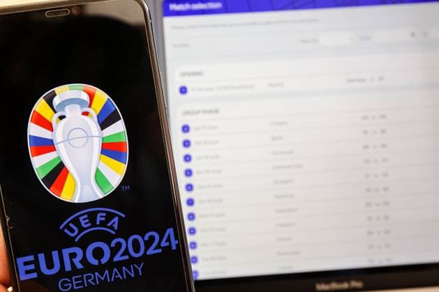 EURO 2024 tickets go on general sale Photo taken on October 2023 in Zagreb, Croatia shows illustration for ticket applications for UEFA EURO, EM, Europameisterschaft,Fussball 2024 through the official UEFA ticketing platform. Over 1.2 million tickets will be available in the application period from 3 October until 26 October 2023. LukaxStanzl PIXSELL