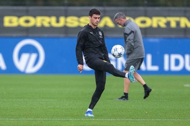 03 10 2023, football, season 2023 2024, 1 Bundesliga, training Borussia Dortmund, Giovanni Reyna Borussia Dortmund , Dortmund training ground BVB NRW Germany xRHR PHOTO DEx Copyright: DennisxEwert RHR-FOTOx RHR-FOTO DE