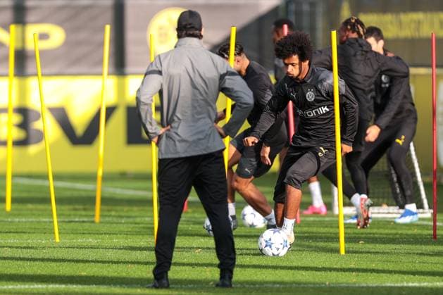 03 10 2023, football, season 2023 2024, 1 Bundesliga, training Borussia Dortmund, Karim Adeyemi Borussia Dortmund , Dortmund training ground BVB NRW Germany xRHR PHOTO DEx Copyright: DennisxEwert RHR-FOTOx RHR-FOTO DE