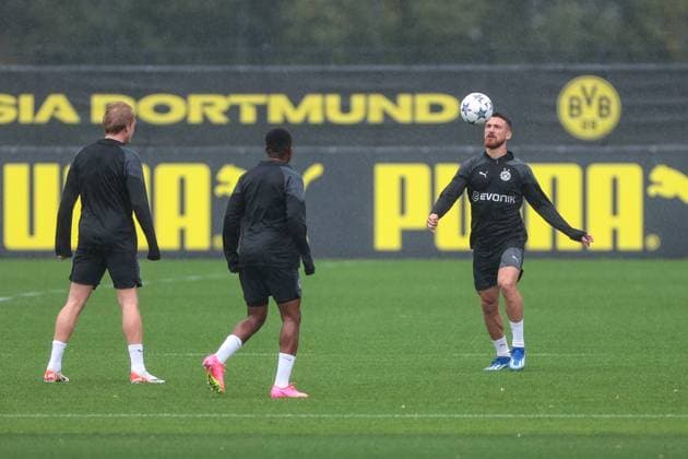 03 10 2023, football, season 2023 2024, 1 Bundesliga, training Borussia Dortmund, Salih Özcan Borussia Dortmund , Dortmund training ground BVB NRW Germany xRHR PHOTO DEx Copyright: DennisxEwert RHR-FOTOx RHR-FOTO DE