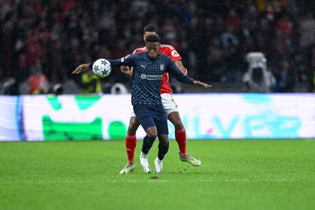 03 10 2023, Football, Champions League, 2 match day, 2023 2024 season, 1 FC Union Berlin Sporting Braga, Simon Banza SC Braga xRHR PHOTO TKx Copyright: RHR-FOTOx RHR-FOTO TK