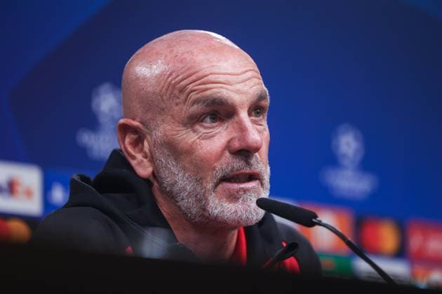 03 10 2023, football, season 2023 2024, UCL, UEFA Champions League, walkaround, press conference AC Milan, coach Stefano Pioli AC Milan , Dortmund Signal Iduna Park, NRW Germany xRHR PHOTO DEx Copyright: DennisxEwert RHR-FOTOx RHR-FOTO DE
