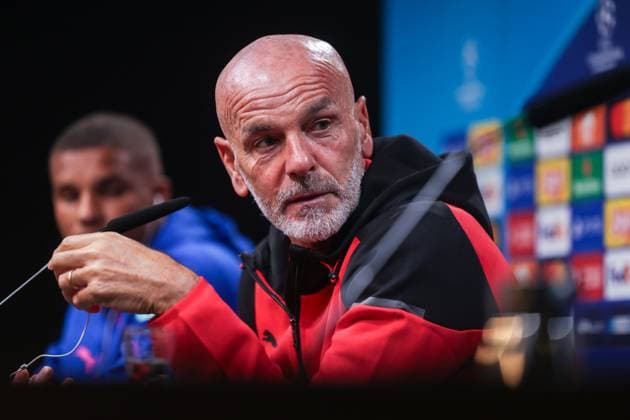 03 10 2023, football, season 2023 2024, UCL, UEFA Champions League, walkaround, press conference AC Milan, coach Stefano Pioli AC Milan , Dortmund Signal Iduna Park, NRW Germany xRHR PHOTO DEx Copyright: DennisxEwert RHR-FOTOx RHR-FOTO DE