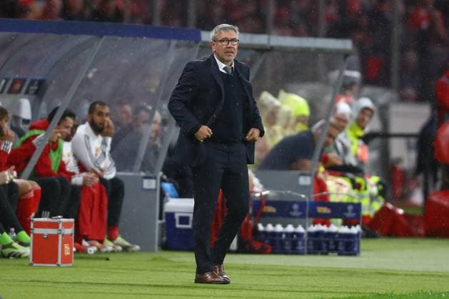 03 10 2023, xtgx, football, UEFA Champions League, 1 FC Union Berlin Sporting Braga emspor, v l Urs Fischer Union Berlin, coach DFL DFB REGULATES PROHIBIT ANY USE OF PHOTOGRAPHS as IMAGE SEQUENCES and or QUASI VIDEO Olympiastadion