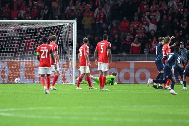 03 10 2023, Football, Champions League, 2 match day, 2023 2024 season, 1 FC Union Berlin Sporting Braga, Bruma SC Braga scores the goal to 2 2 xRHR PHOTO TKx Copyright: RHR-FOTOx RHR-FOTO TK