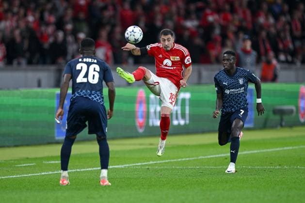 03 10 2023, football, champions league, 2 matchday, season 2023 2024, 1 FC Union Berlin Sporting Braga, Josip Juranovic Union Berlin xRHR PHOTO TKx Copyright: RHR-FOTOx RHR-FOTO TK