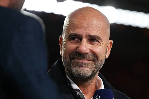 EINDHOVEN, 03-10-2023, Philips Stadium, UEFA Champions League season 2023 2024 match between PSV and Sevilla. PSV coach trainer Peter Bosz PSV - Sevilla  x22612251x Copyright: