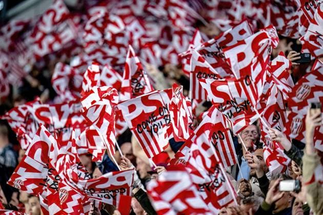 EINDHOVEN, Netherlands, 03-10-2023, SPO, Philips stadium, Champions League, season 2023 2024, atmosphere in the stadium during the match PSV - Sevilla, Netherlands, Eindhoven on 3 oktober 2023 PSV - Sevilla  x22612430x Copyright: