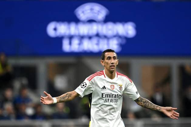 Mg Milano 03 10 2023 - Champions League Inter-Benfica foto Matteo Gribaudi Image nella foto: Angel Di Maria 