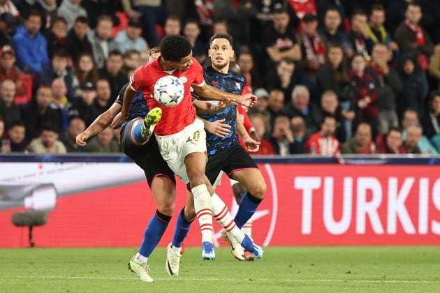 EINDHOVEN, 03-10-2023, Philips Stadium, UEFA Champions League season 2023 2024 match between PSV and Sevilla. PSV player Malik Tillman PSV - Sevilla  x22613389x Copyright: