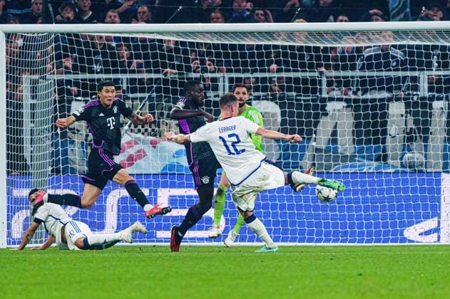Goal to 1 0 Lukas Lerager FC Copenhagen, 12 DEN, FC Copenhagen vs FC Bayern Muenchen, Football, Champions League, Group A, Matchday 2, Season 2023 2024, 03 10 2023 DEN, FC Copenhagen vs FC Bayern Muenchen, Football, Champions League, Group A, Matchday 2, Season 2023 2024, 03 10 2023 Copenhagen Copyright: xEibner-Pressefoto MarcelxvonxFehrnx EP_MFN