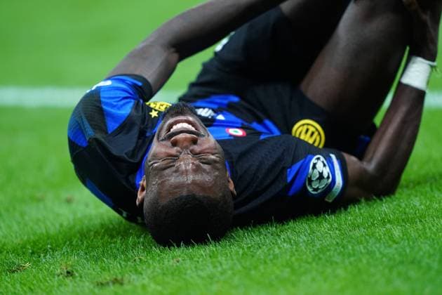Foto Spada LaPresse 03 Ottobre 2023 - Milano , Italia - calcio - Fc Inter Vs Benfica - Champions League 2023 2024 - Stadio San Siro Nella foto: Marcus Thuram (FC Inter); October 03 , 2023 Milan , Italy - sport, calcio - Fc Inter Vs Benfica - Champions League 2023 2024 - San Siro Stadium . In the pic : Marcus Thuram (FC Inter);  Copyright: xSpada LaPressex