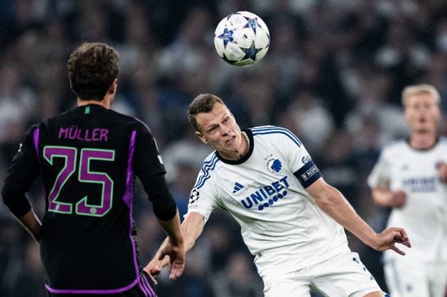 231003 Viktor Claesson of Copenhagen during the UEFA Champions League football match between FC Copenhagen and Bayern Munich on October 3, 2023 in Copenhagen Photo Petter Arvidson BILDBYRAN kod PA PA0658 fotboll football soccer fotball champions league fc copenhagen bayern münchen bbeng bayern munich fc köpenhamn  Copyright: PETTERxARVIDSON BB231003PA149