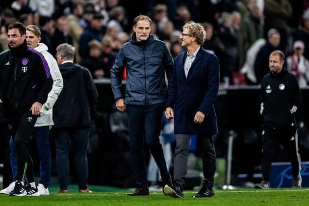 231003 head coach Thomas Tuchel of Bayern Munich after the UEFA Champions League football match between FC Copenhagen and Bayern Munich on October 3, 2023 in Copenhagen Photo Petter Arvidson BILDBYRAN kod PA PA0658 fotboll soccer fotball champions league fc copenhagen bayern münchen bbeng bayern munich fc köpenhamn  Copyright: PETTERxARVIDSON BB231003PA163