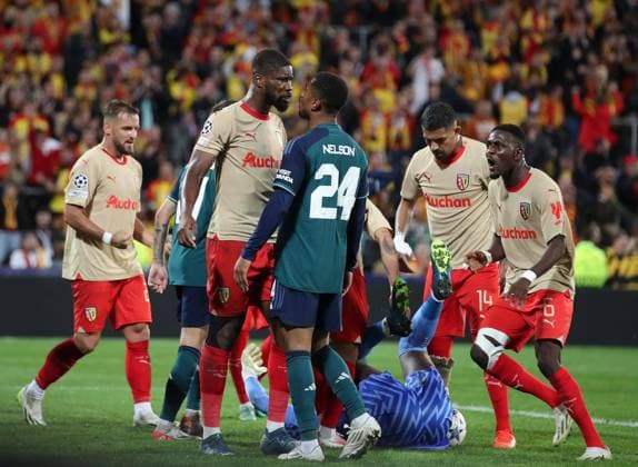 Bilder des Jahres 2023, Sport 10 Oktober Sport Themen der Woche KW40 Sport Bilder des Tages Editorial use only Lens v Arsenal, Football, Champions League, Stade Bollaert, Lens, France - 03 10 2023 Editorial use only  Copyright: xMattxImpey Shutterstockx 14136038m