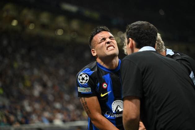Sport Bilder des Tages UEFA Champions League football match - Inter - FC Internazionale vs SL Benfica Lautaro Martinez of FC Inter during the UEFA Champions League match between Inter FC Internazionale and SL Benfica, on October 3, 2023, at Giuseppe Meazza San Siro Siro stadium in Milan, Italy. Photo Tiziano Ballabio Milan Italy  Copyright: xIPAxSport ABACAx BRIPASport20231004_072 IPAxSport ABACAx BRIPASport20231004_072