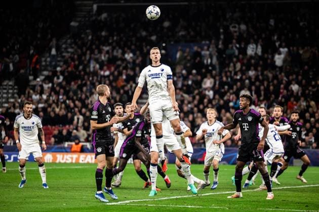 FC Copenhagen v Bayern Munich, UEFA Champions League football, Copenhagen, Denmark Copenhagen, Denmark. 03rd, October 2023. Viktor Claesson (7) of FC Copenhagen seen during the UEFA Champions League match between FC Copenhagen and Bayern Munich at Parken in Copenhagen. Copenhagen Denmark  Copyright: xGonzalesxPhoto DejanxObretkovicx
