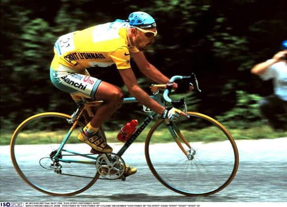 TOUR-FRANCE-98 TOUR-FRANCE-98 PANTANI MARCO ACTION MAILLOT JAUNE CYCLISME WIELRENNEN TOUR FRANCE 98 ISO !IM 334305 SPORT SPORT SPORT SP FRANCE  Copyright: xWATSONx 12382