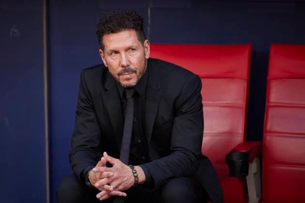 Spain, Madrid, 04 10 2023, Civitas Metropolitano Stadium, Atletico de Madrid v Feyenoord Rotterdam UEFA Champions League match 1st round day 2, Diego Pablo Simeone, head coach Atletico de Madrid looks on Madrid Civitas Metropolitano Stadium Spain  eu-images-071