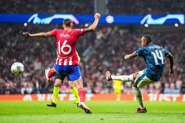 UEFA Champions League: Atletico Madrid v Feyenoord Madrid - Igor Paixao of Feyenoord during the 2nd leg of the UEFA Champions League group stage between Atletico Madrid v Feyenoord at Estadio Metropolitano on 4 October 2023 in Madrid, Spain. Copyright: xTomxBodex